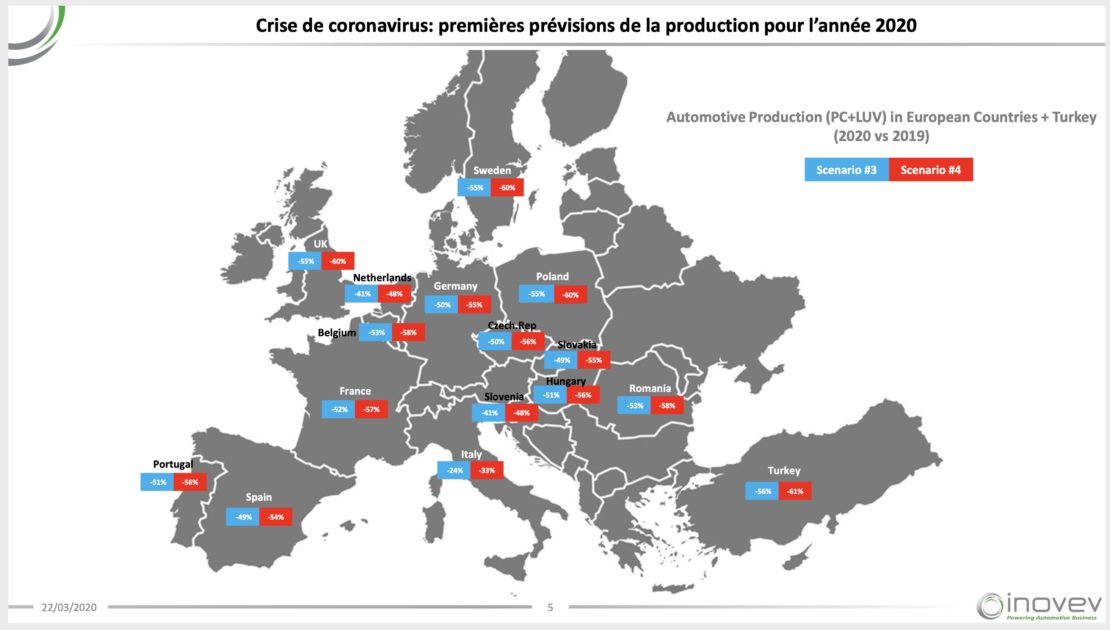 Coronavirus : impact sur l'industrie automobile européenne en 2020 Coronavirus : impact sur l'industrie automobile européenne en 2020