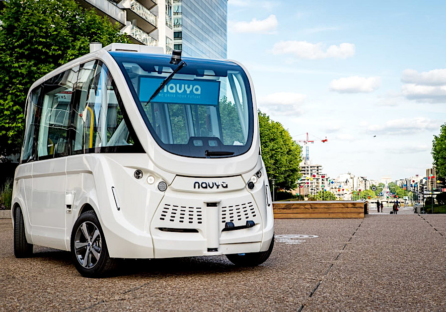 Premier service quotidien de navette autonome en Israël, c'est Navya qui l'emporte ! Premier service quotidien de navette autonome en Israël, c'est Navya qui l'emporte !