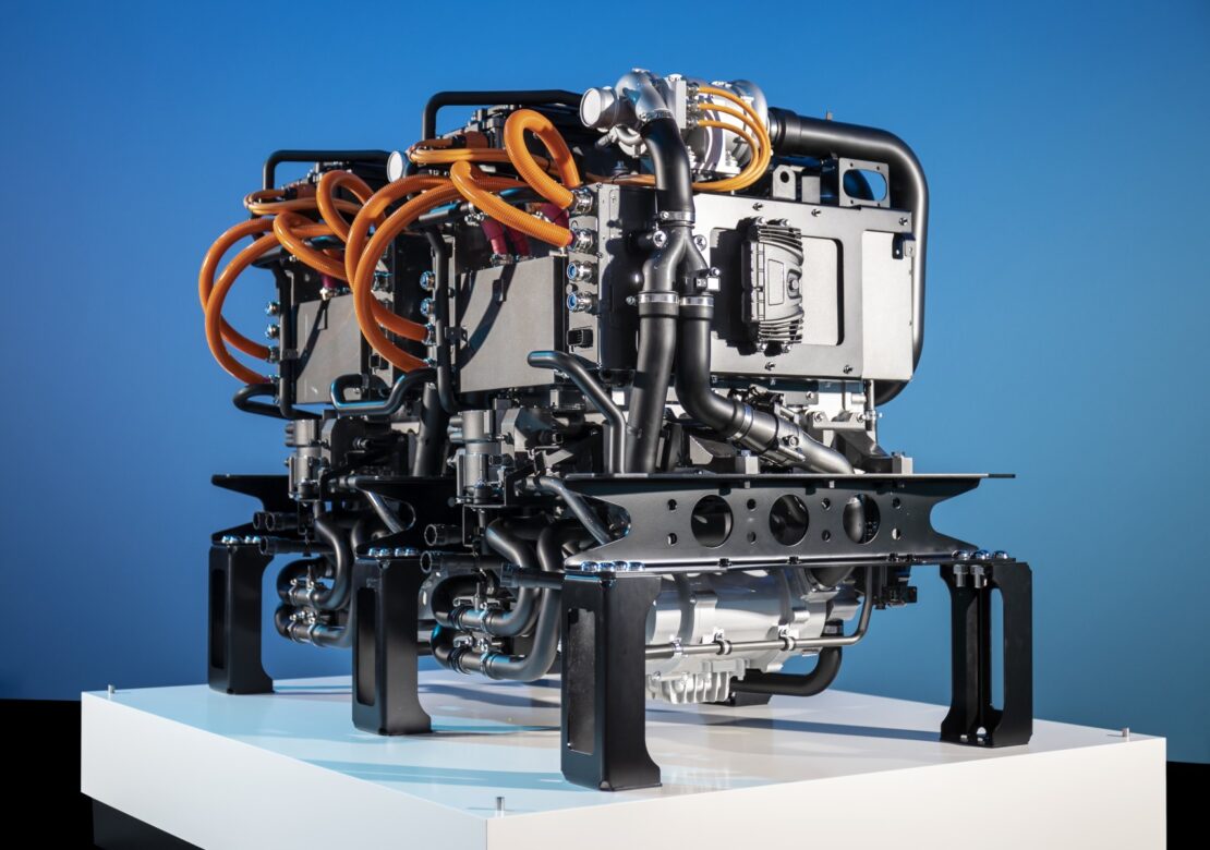 Daimler Truck AG et le Groupe Volvo travaillent en faveur de la PAC (pile à combustible à hydrogène). Daimler Truck AG et le Groupe Volvo travaillent en faveur de la PAC (pile à combustible à hydrogène).