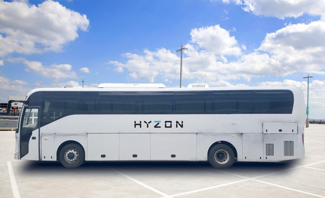Des autocars Hyzon à hydrogène gazeux pour l'Australie… Des autocars Hyzon à hydrogène gazeux pour l'Australie…
