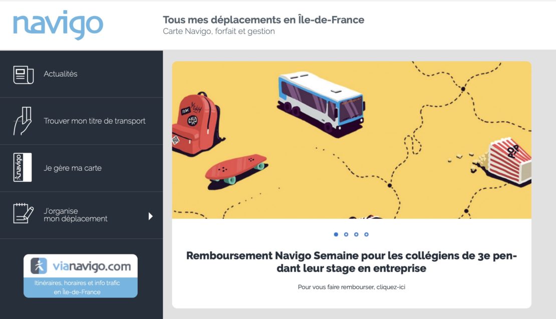 Remboursement du forfait Navigo pour les collégiens en stage en entreprise ! Remboursement du forfait Navigo pour les collégiens en stage en entreprise !